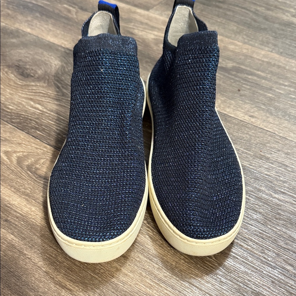 Rothy's Blue Knit Slip-On Sneakers